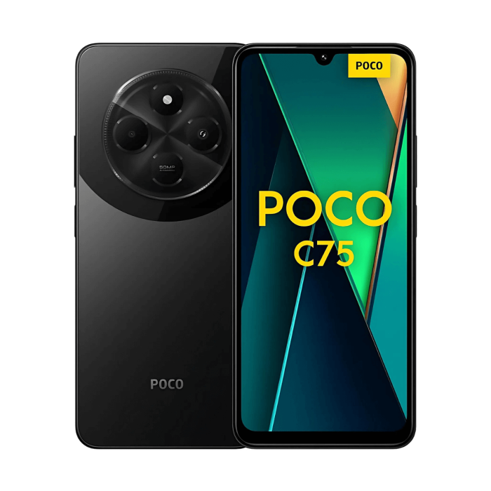 Celular Xiaomi Poco C75 8gb 256gb - Preto