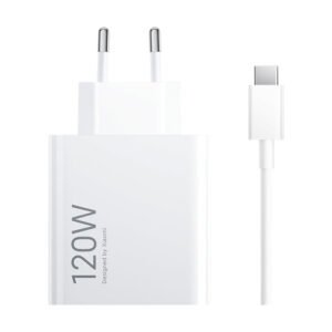 Cambo Carregador + Cabo Xiaomi 120W HyperCharge (Type-C) - MDY-14-EE