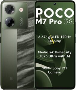Celular Xiaomi Poco M7 Pro 5G 8gb 256gb - Verde