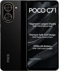 Celular Xiaomi Poco C71 4gb 128gb - Preto